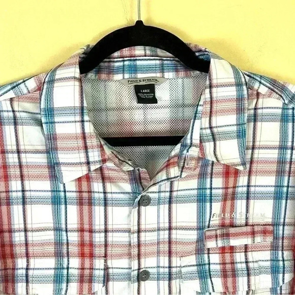 Field & Stream Mens SmartCool Lightweight Button Fishing Outdoor Shirt Size L - Picture 3 of 14